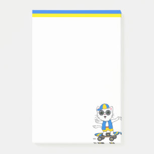 Cute Skater Cat  Post-it Notes