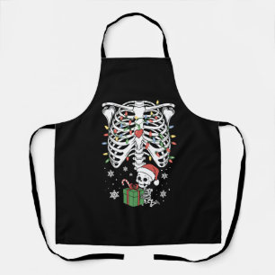 Cute Skeleton Baby Xmas Maternity Mom Pregnancy  Apron