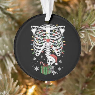 Cute Skeleton Baby Xmas Maternity Mom Pregnancy Ornament
