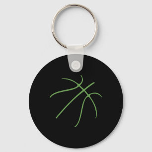 Cute Sketll Sports Design With Green Color Keychain