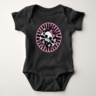 Cute Skull and Crossbones Baby Bodysuit