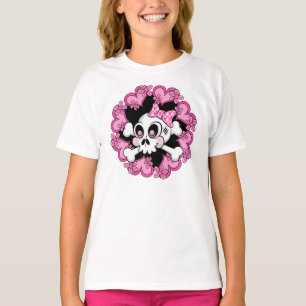 Cute Skull and Hearts T-Shirt
