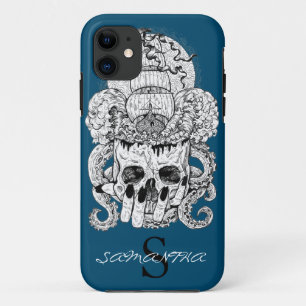 CUTE SKULL COWN Coque Nautique Mate coque iphone