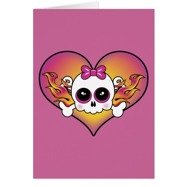 Cute Skull Heart (Front)