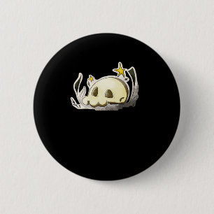 Cute Skull Oversized 2 Inch Round Button