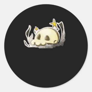 Cute Skull Oversized Classic Round Sticker