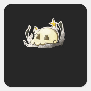 Cute Skull Oversized Square Sticker