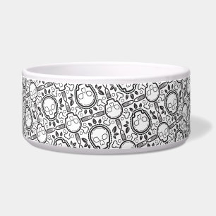 Cute Skull Seamless Pattern
