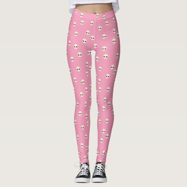 Cute Skulls Leggings (Front)