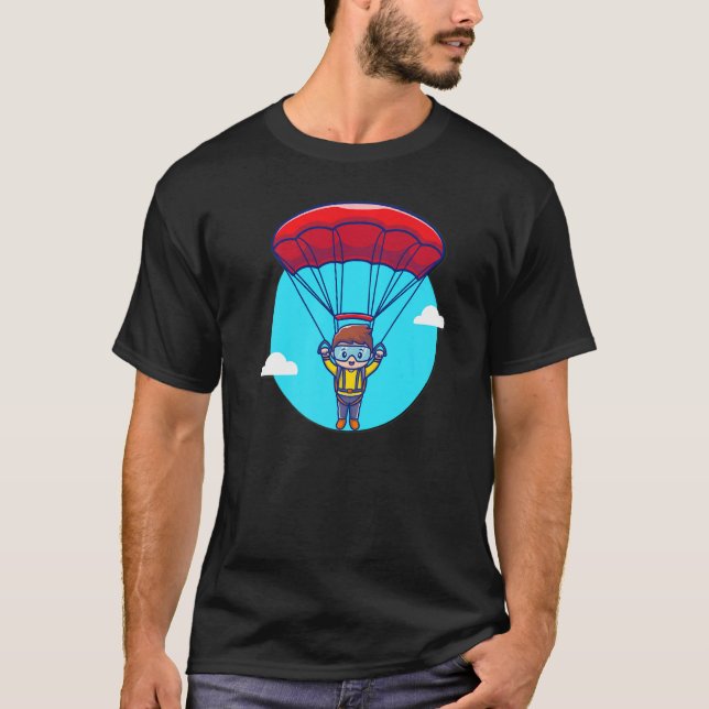 Cute Skydiver T-Shirt (Front)