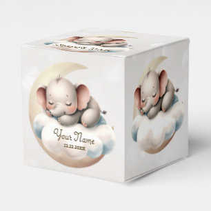Cute Sleeping Baby Animals Beautiful Party Favor Box