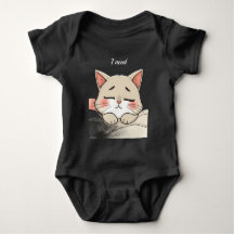 Cute Sleeping Cat I Need a Nap Kawaii Artwork
