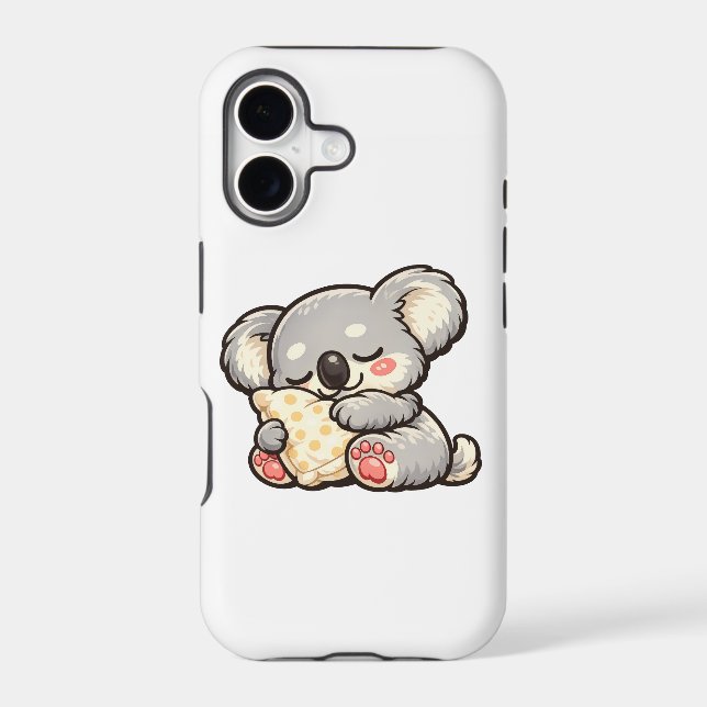 Cute Sleeping Koala with Pillow (Back)
