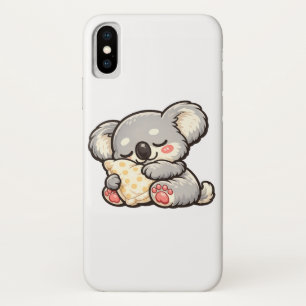Cute Sleeping Koala with Pillow Case-Mate iPhone Case