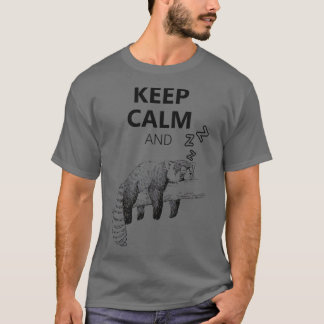 Cute Sleeping Red Panda 2 T-Shirt