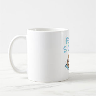 Cute Sleeping Sloth Feeling Slothish Coffee Mug