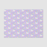 Cute Sleeping Unicorn with Colourful Shooting Star