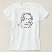 Cute Sleepy Ghost with Coffee  | WHITE ONLY