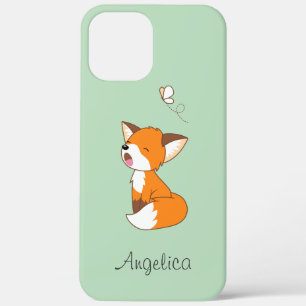 Cute Sleepy Little Fox iPhone 12 Pro Max Case