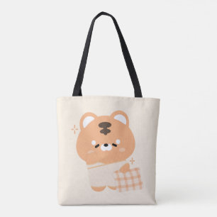 Cute Sleepy Tiger  Tote Bag