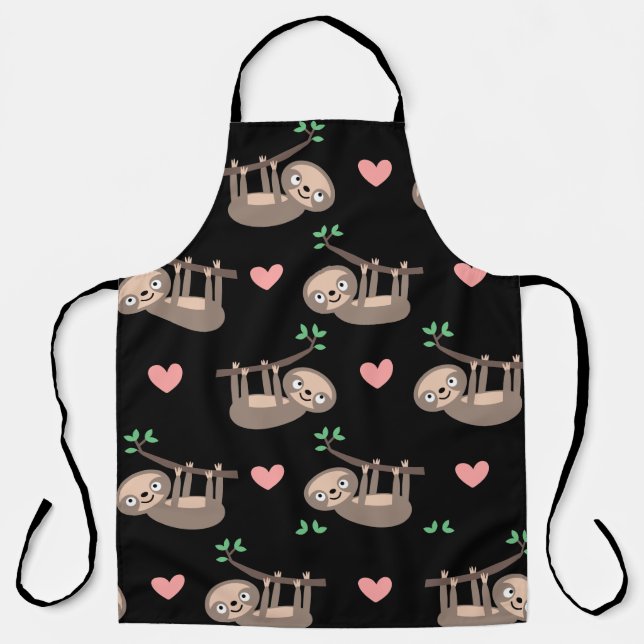 Cute Sloth Apron (Front)