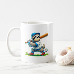Cute sloth baseball Mug