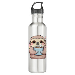 Cute Sloth Coffee Lover Shirt – Funny Fueled by Co 710 Ml Water Bottle