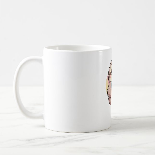 Cute Sloth Coffee Lover Shirt � Funny Fuelled by C Coffee Mug (Left)