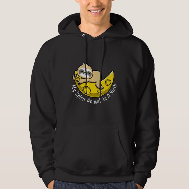 Cute Sloth Dreaming Hoodie (Front)
