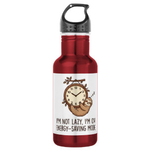 Cute Sloth Energy Saving Mode Funny Coffee Mug 532 Ml Water Bottle