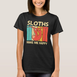 Cute Sloth For Men Women Giant Sloth   Sloths Vint T-Shirt
