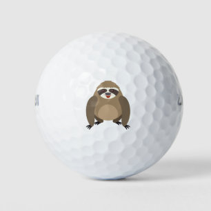 Cute sloth golf balls