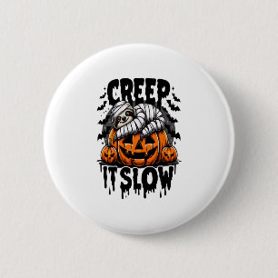 Cute Sloth Happy Halloween 2 Inch Round Button