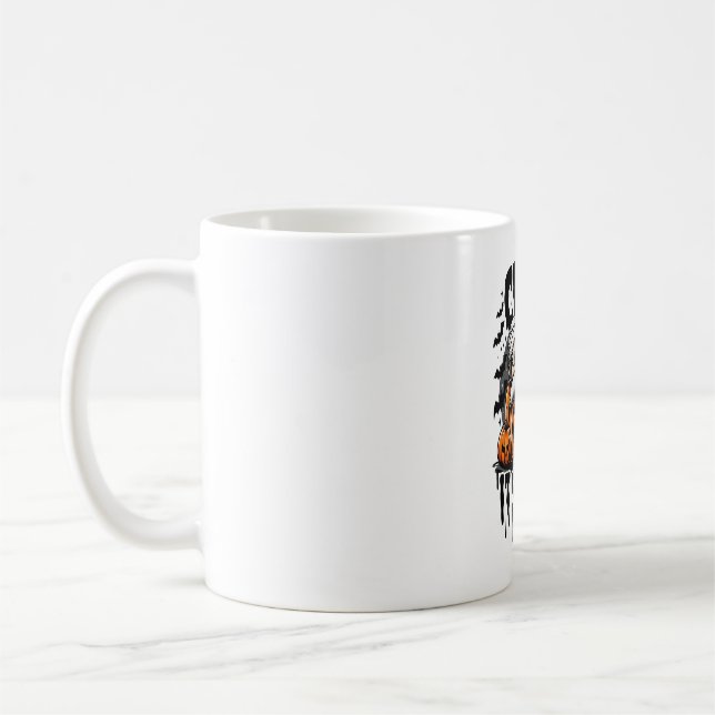 Cute Sloth Happy Halloween Coffee Mug (Left)