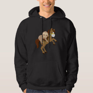 Cute Sloth Horse Hoodie