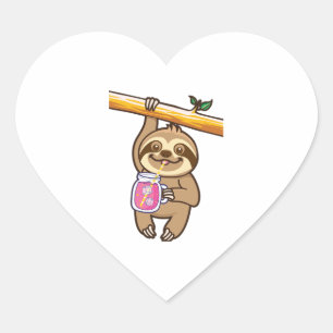 Cute Sloth Juice Sticker 