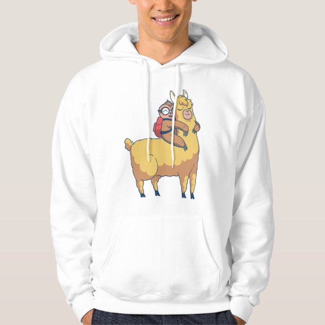 CUTE SLOTH LLAMA    HOODIE (Front)