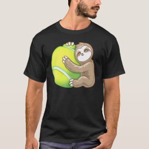 Cute Sloth Loves Tennis Ball T-Shirt