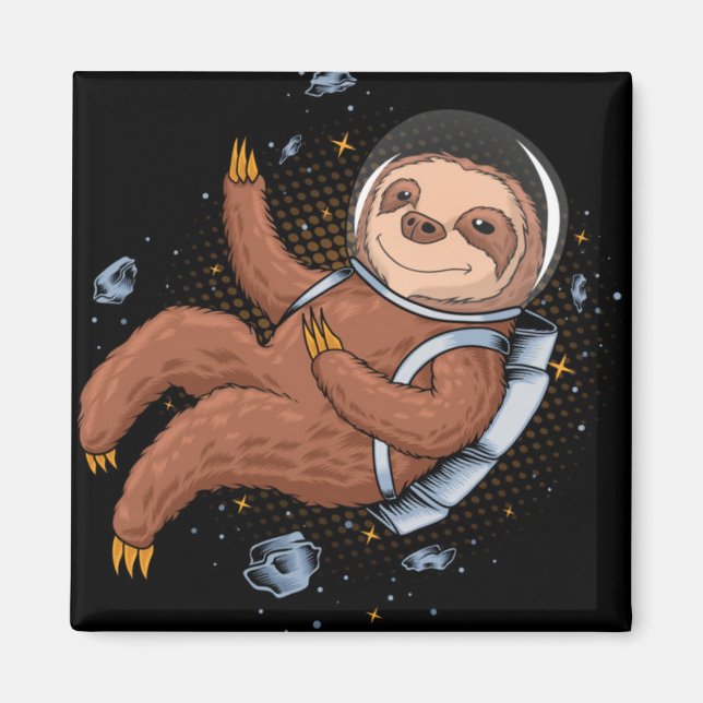Cute Sloth Magnet (Front)