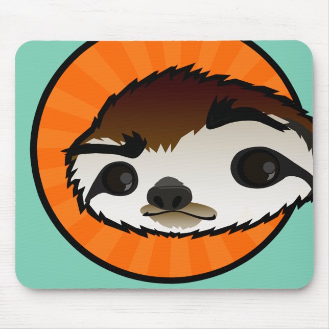 CUTE SLOTH MOUSE PAD (Front)