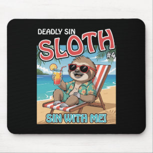 Cute Sloth Mouse Pad