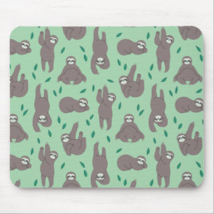 Cute Sloth Pattern Mouse Pad