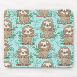 Cute Sloth Pattern Mouse Pad