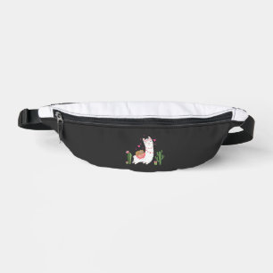 Cute Sloth Riding Llama Shirt Heart Valentines Day Fanny Pack