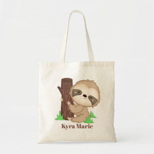 Cute sloth unisex kids tote bag
