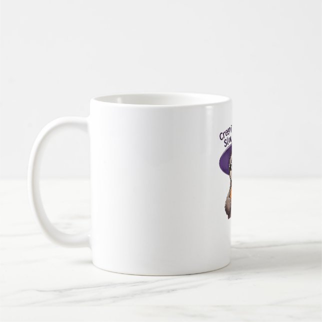 Cute Sloth Witch Halloween Shirt � Creep It Slow P Coffee Mug (Left)