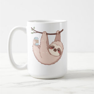 Cute Sloth Women's T-Shirt Funny  Lazy Animal Gift Coffee Mug