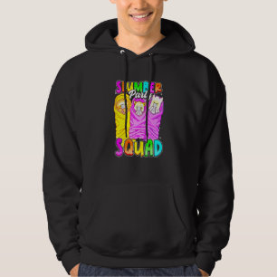 Cute Slumber Party Squad Girls Sleepover Sloth Lla Hoodie