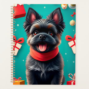 🎁Cute Small Dog Christmas Planner Holiday Gift ✨