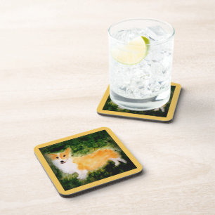 Cute Small Dog Corgi Coaster